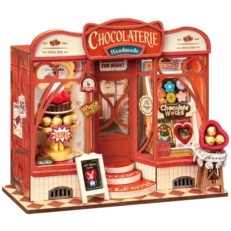 Robotime Sweet Chocolate Shop DS046