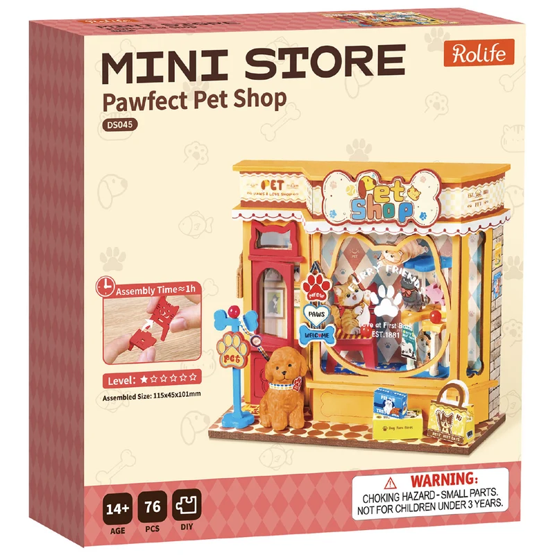 Robotime Pawfect Pet Shop DS045