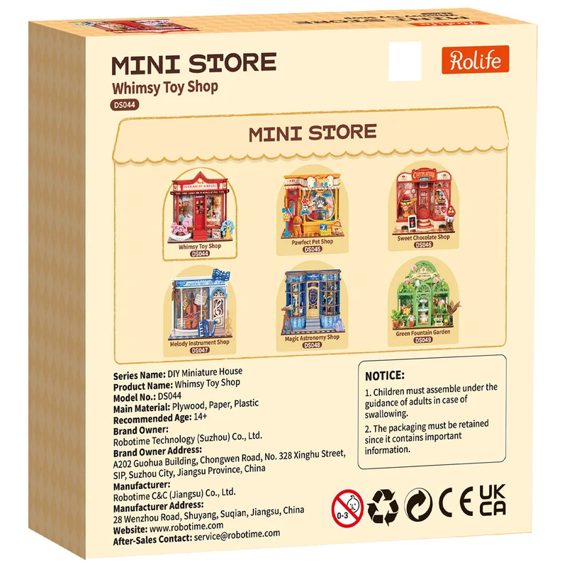 Robotime Whimsy Toy Shop DS044