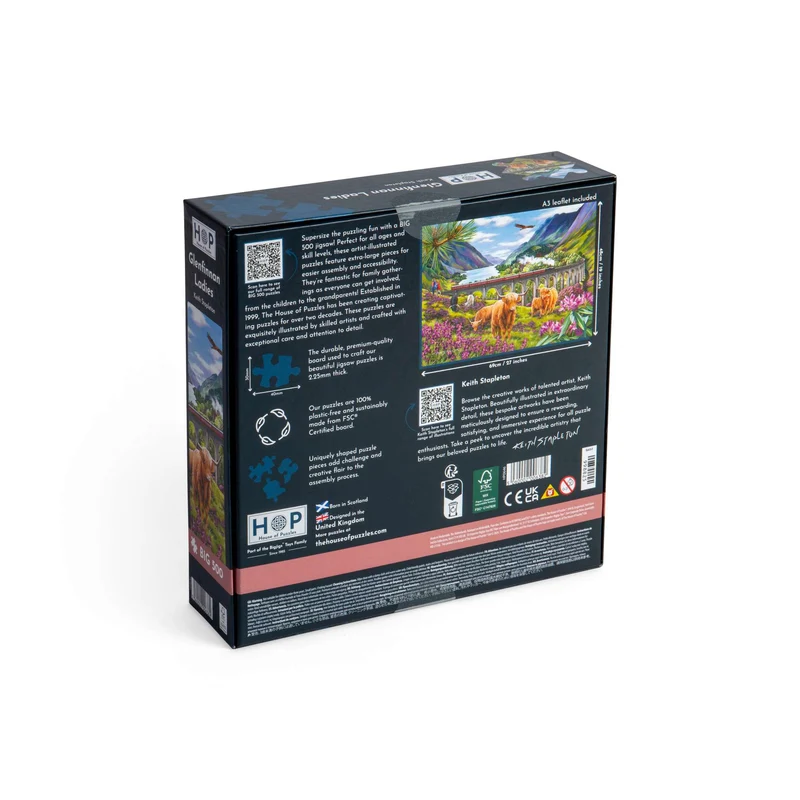 Glenfinnan Ladies - BIG 500 Piece Jigsaw Puzzle