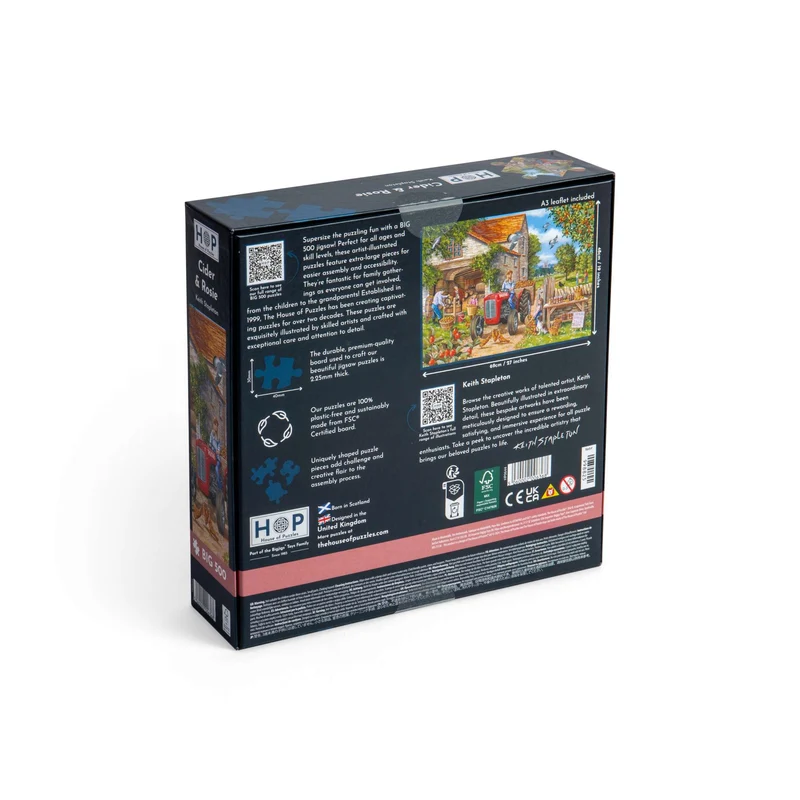 Cider & Rosie - BIG 500 Piece Jigsaw Puzzle