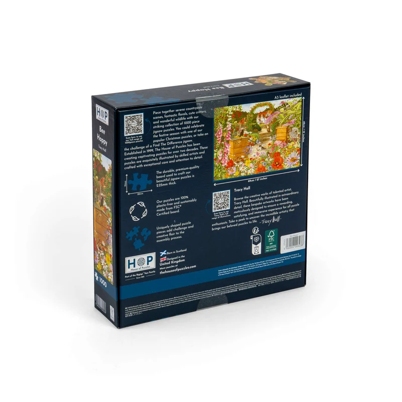 Bee Happy - 1000 Piece Jigsaw Puzzle
