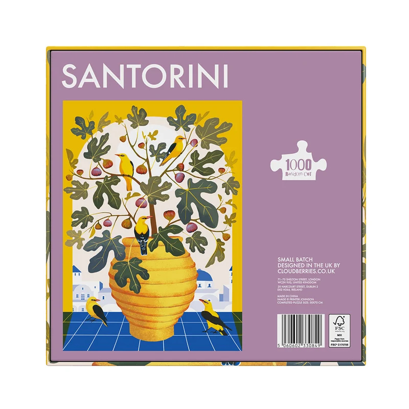 Santorini 1000 Piece Puzzle (Small Batch)