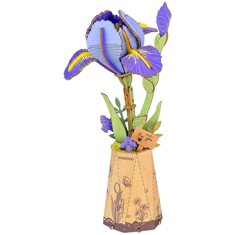 Robotime Purple Iris / Lila Iris TW121