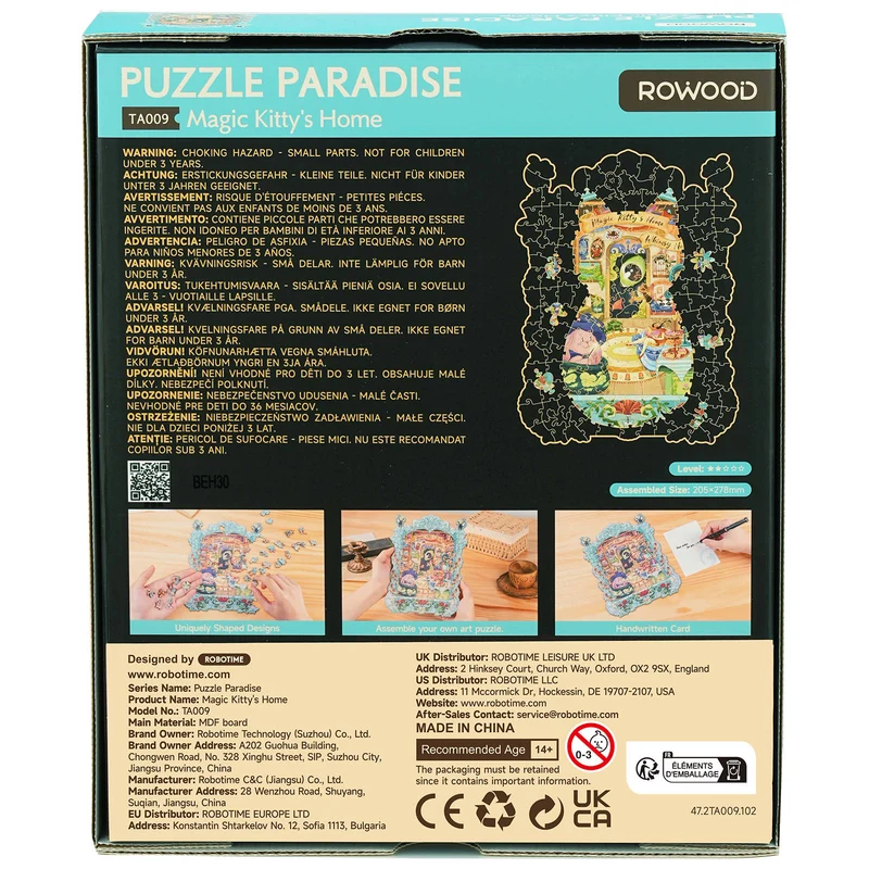 Robotime Magic Kitty's Home TA009