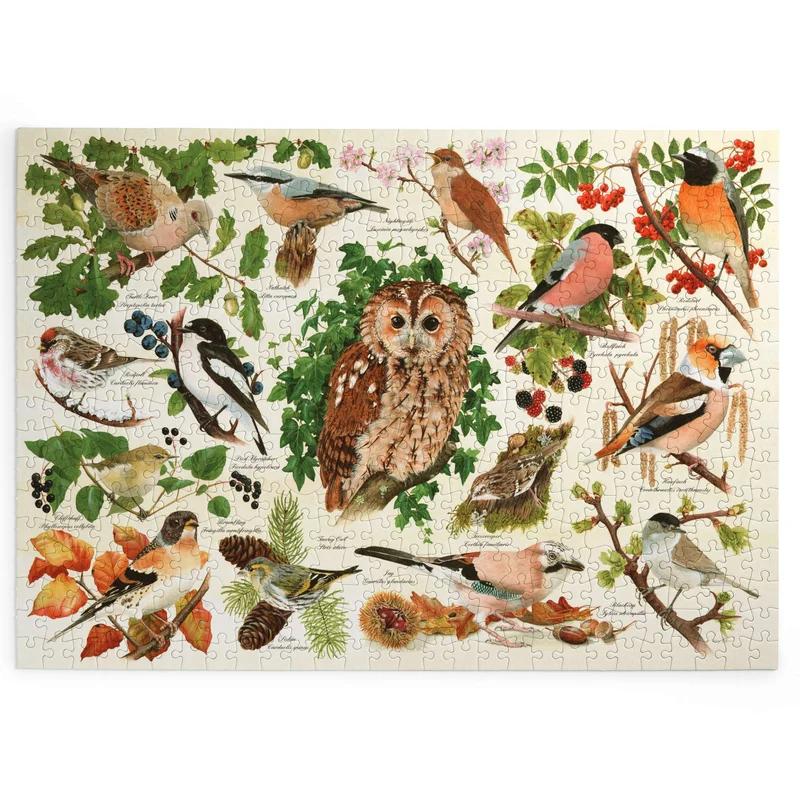 Woodland Birds - BIG 500 Piece Jigsaw Puzzle