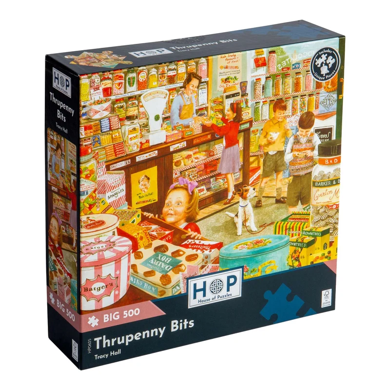 Thrupenny Bits - BIG 500 Piece Jigsaw Puzzle