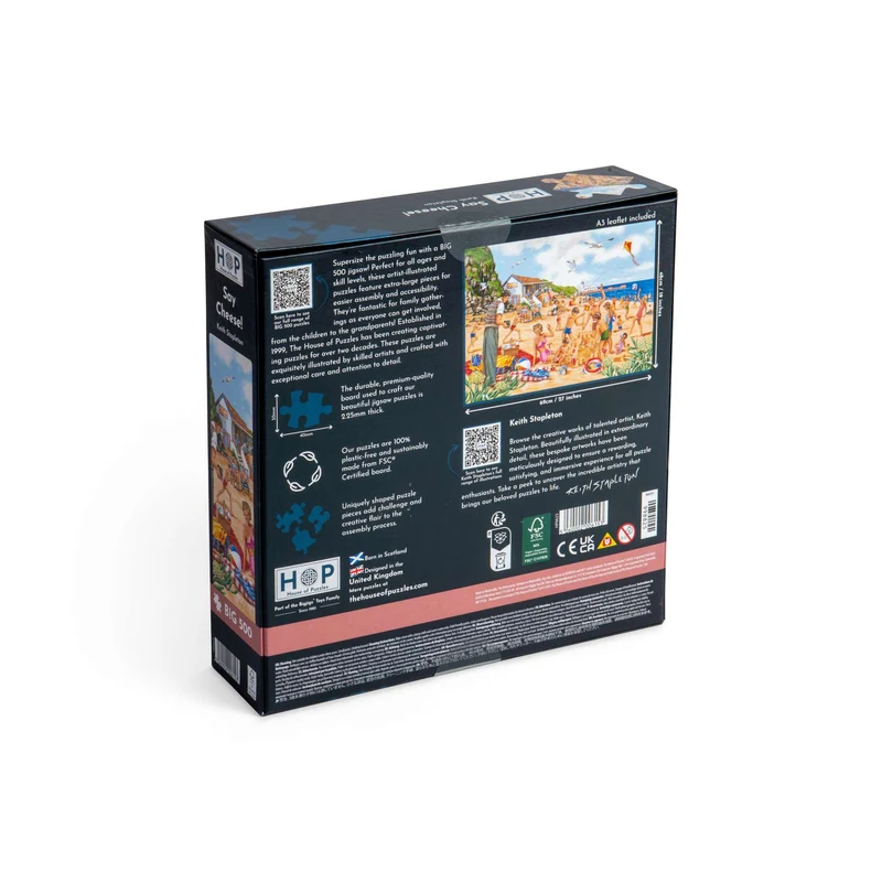 Say Cheese - BIG 500 Piece Jigsaw Puzzle