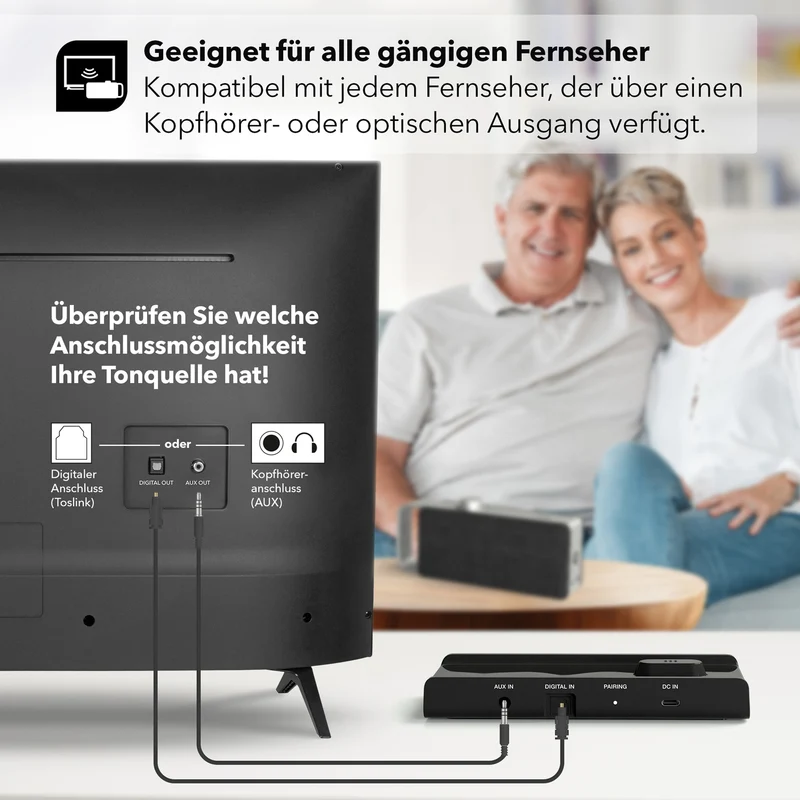 Tragbarer TV Sprachverstärker Oskar