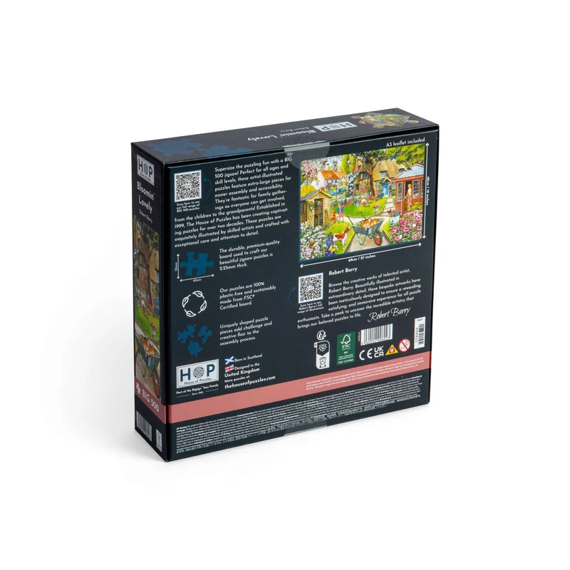 Bloomin' Lovely - BIG 500 Piece Jigsaw Puzzle