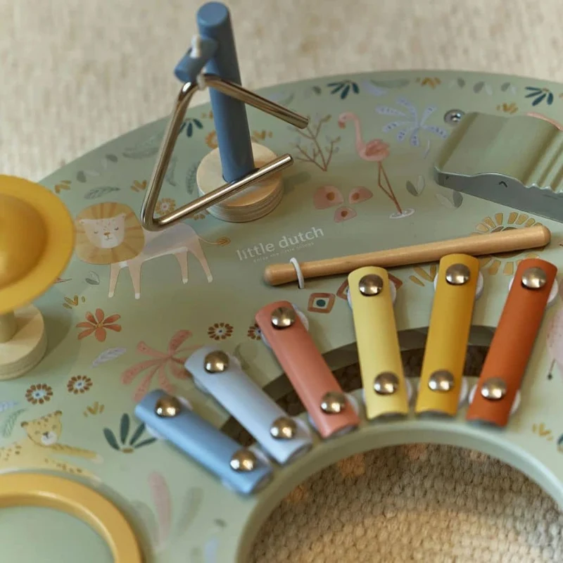 Holz-Musik-Tisch – Safari Friends