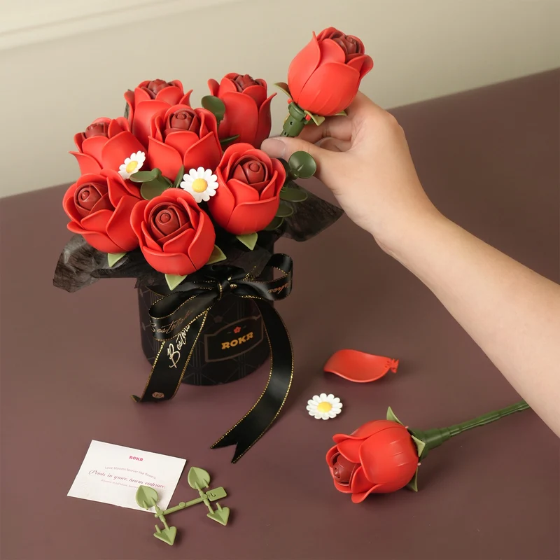 Robotime Red Rose Bouquet AF02J