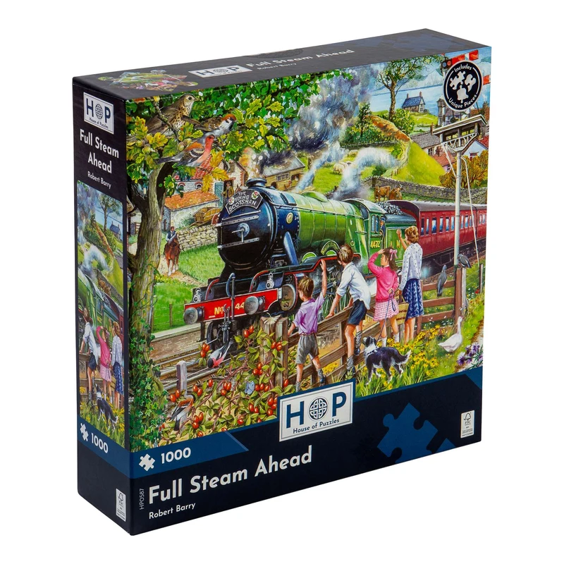 Full Steam Ahead - 1000 Piece Jigsaw Puzzle