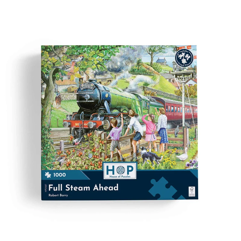 Full Steam Ahead - 1000 Piece Jigsaw Puzzle