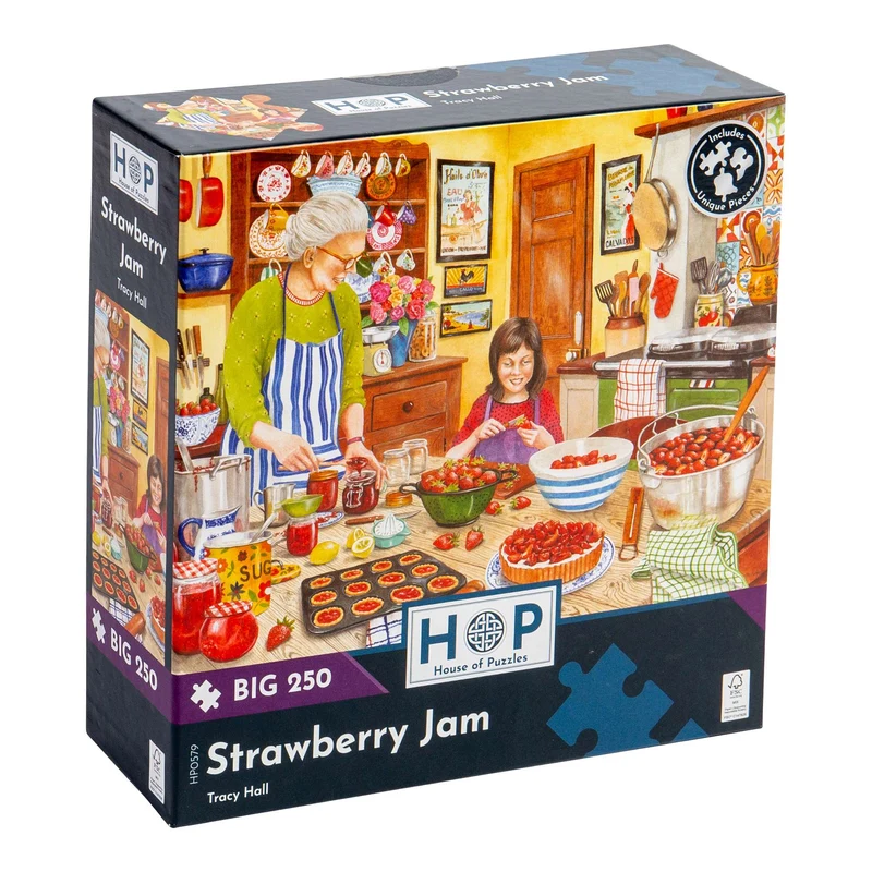 Strawberry Jam - BIG 250 Piece Jigsaw Puzzle