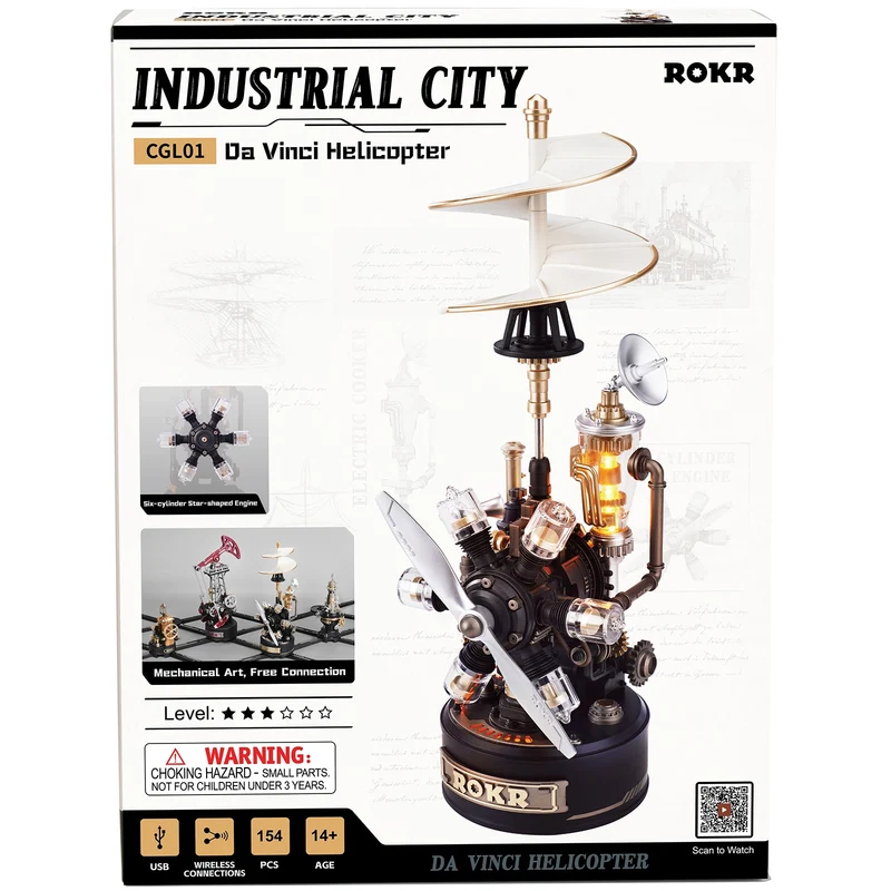 Robotime Da Vinci Helicopter CGL01