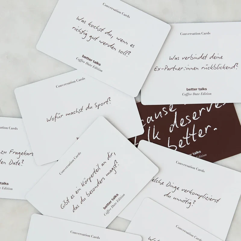 better talks Kartenset | Coffee Date Edition
