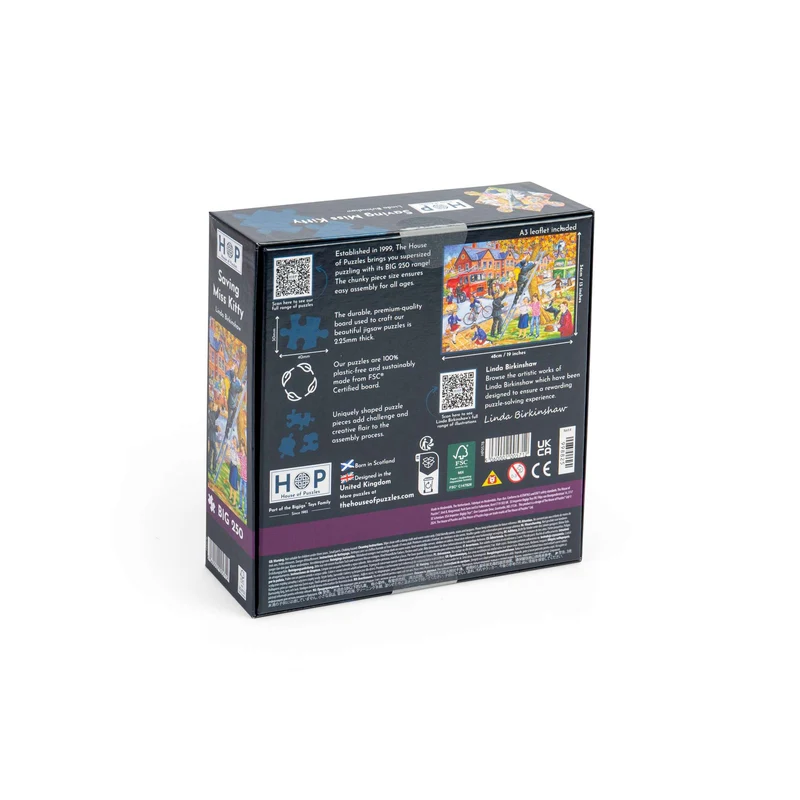 Saving Miss Kitty - BIG 250 Piece Jigsaw Puzzle