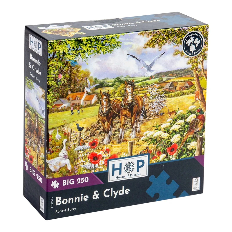 Bonnie & Clyde - BIG 250 Piece Jigsaw Puzzle