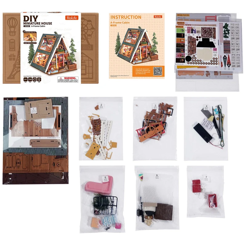 Robotime A-Frame Cabin DG181