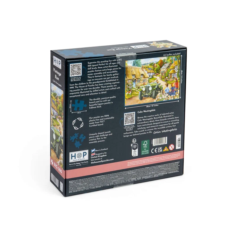 Vintage Run - BIG 500 Piece Jigsaw Puzzle