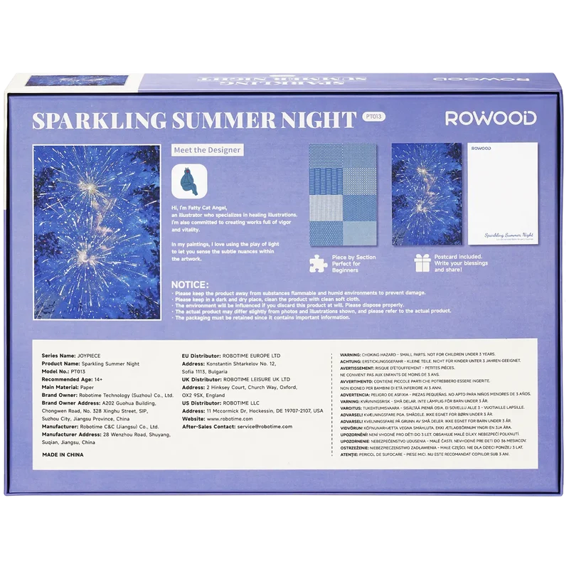 Robotime Sparkling Summer Night PT013