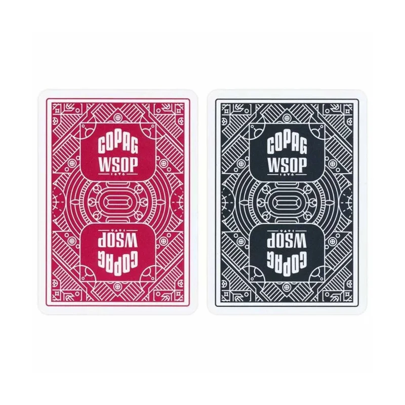 Copag "WSOP" - Set mit 2 Pokerkarten Decks aus 100 % Kunststoff, sprachunabhängig