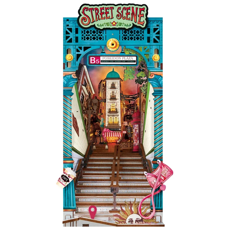 Robotime Book Nook Street Scene TGB13