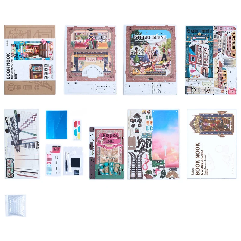 Robotime Book Nook Street Scene TGB13