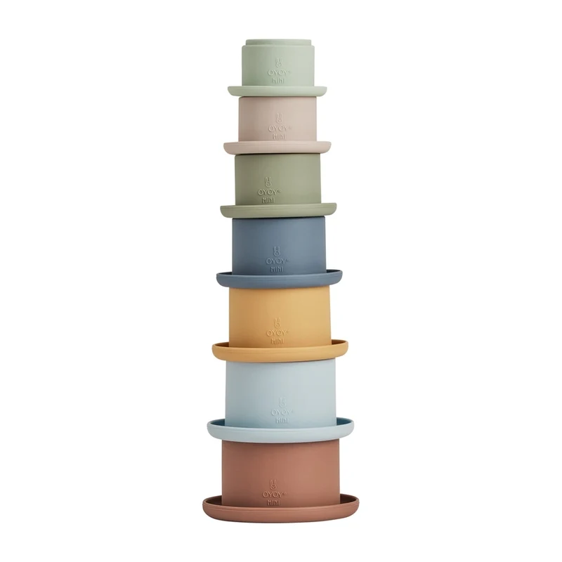Stapelbecher | Tawa Caramel/Blue