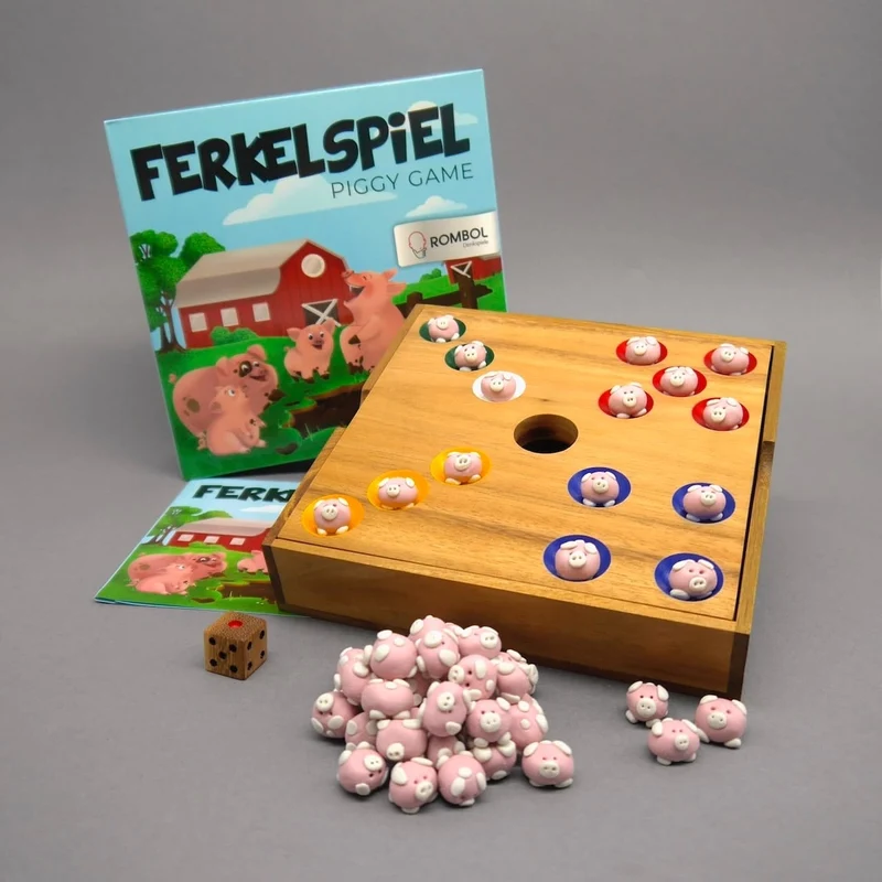 FERKELSPIEL - Würfelspiel - Schweinchenspiel