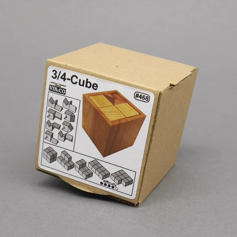 3/4 CUBE - hochwertiges Denkspiel