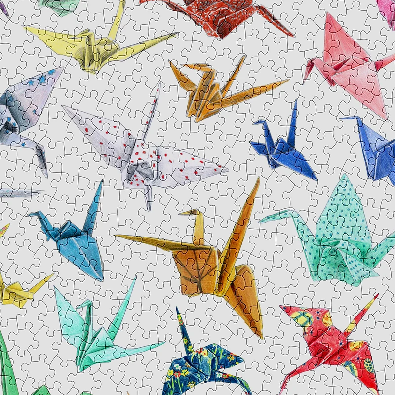 Cranes 1000 Piece Puzzle (Small Batch)
