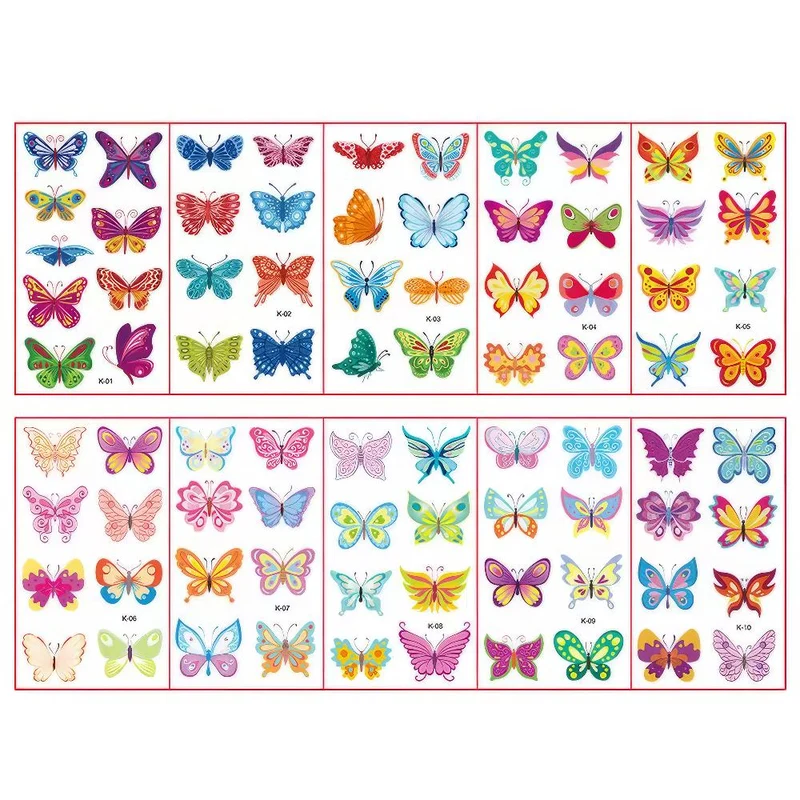 Schmetterlinge Tattoos Kinder