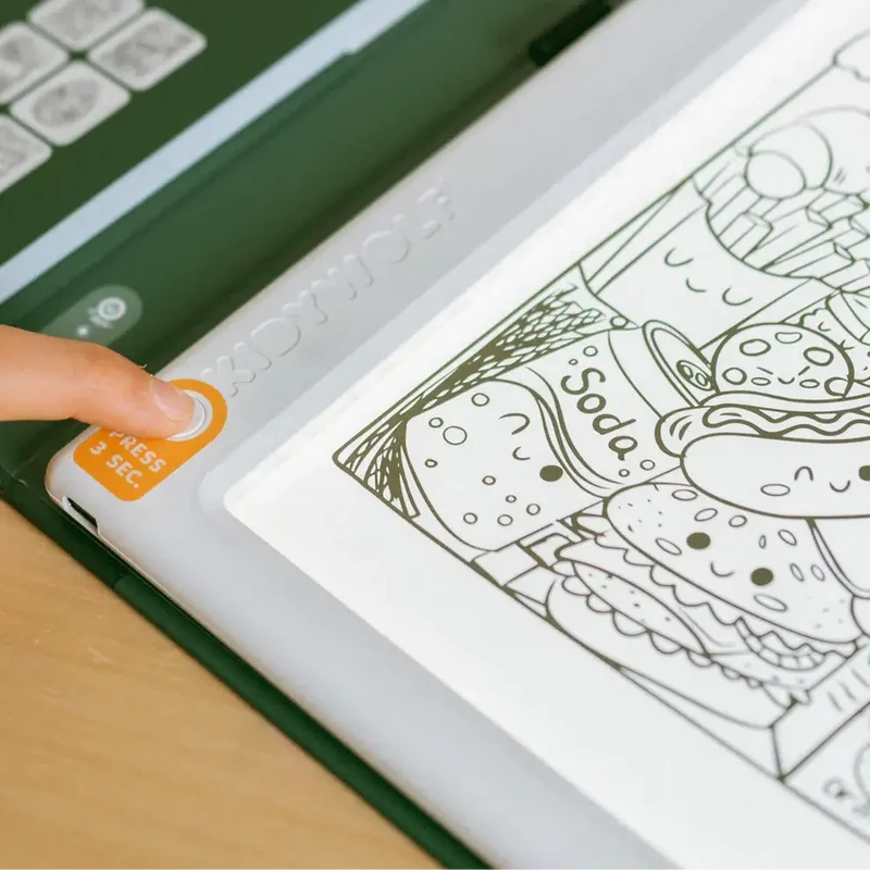 Beleuchtetes Tablet zum Nachzeichnen mit Bleistift – 30 Vorlagen - Meli-Melo