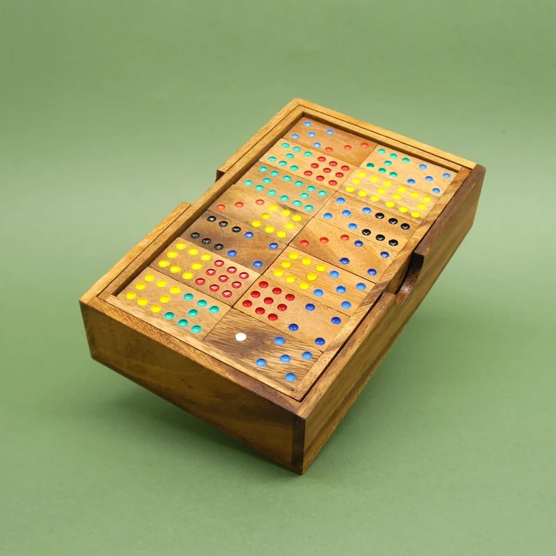 DOMINO DOPPEL 9 - klassisches Legespiel