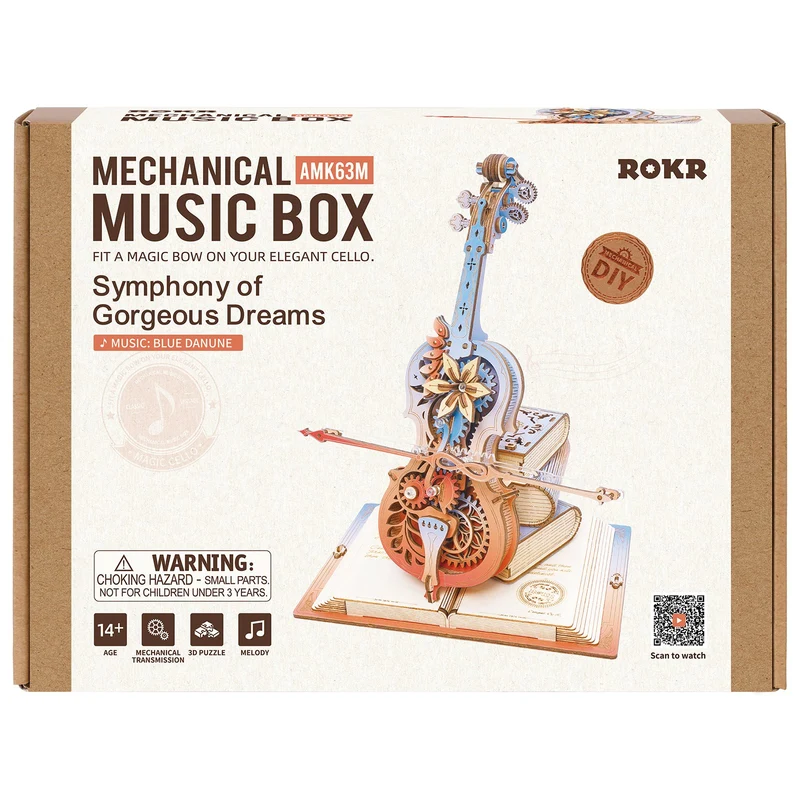 Robotime Magic Cello - Symphony of Gorgeous Dreams AMK63M