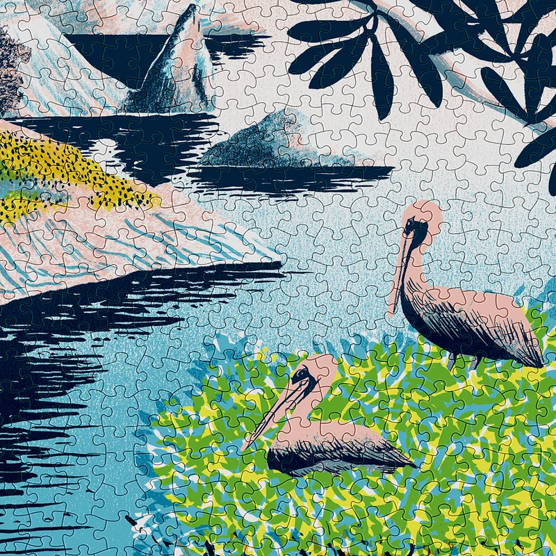 Pelicans 1000 Piece Puzzle (Small Batch)