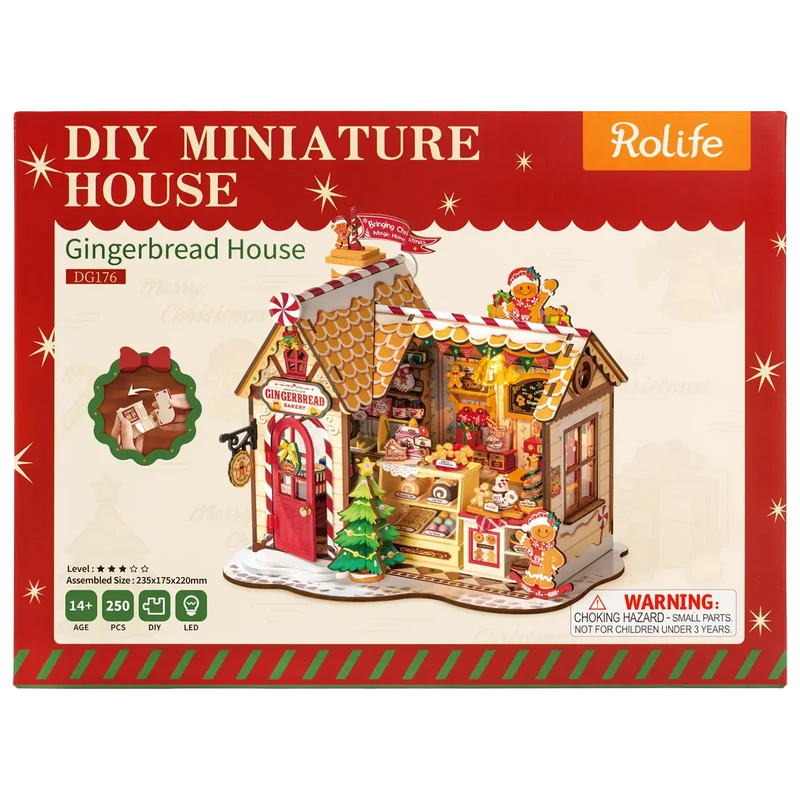 Robotime Gingerbread House DG176