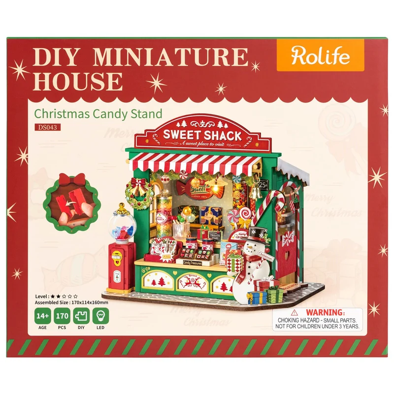 Robotime Christmas Candy Stand DS043