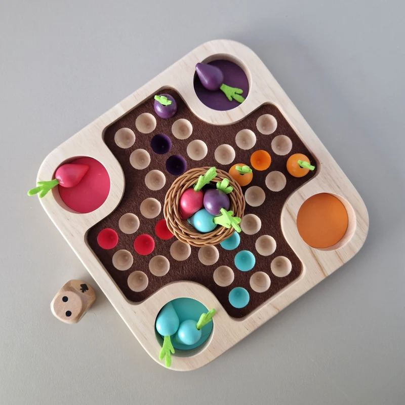 Brettspiel Ludo - Gemüse
