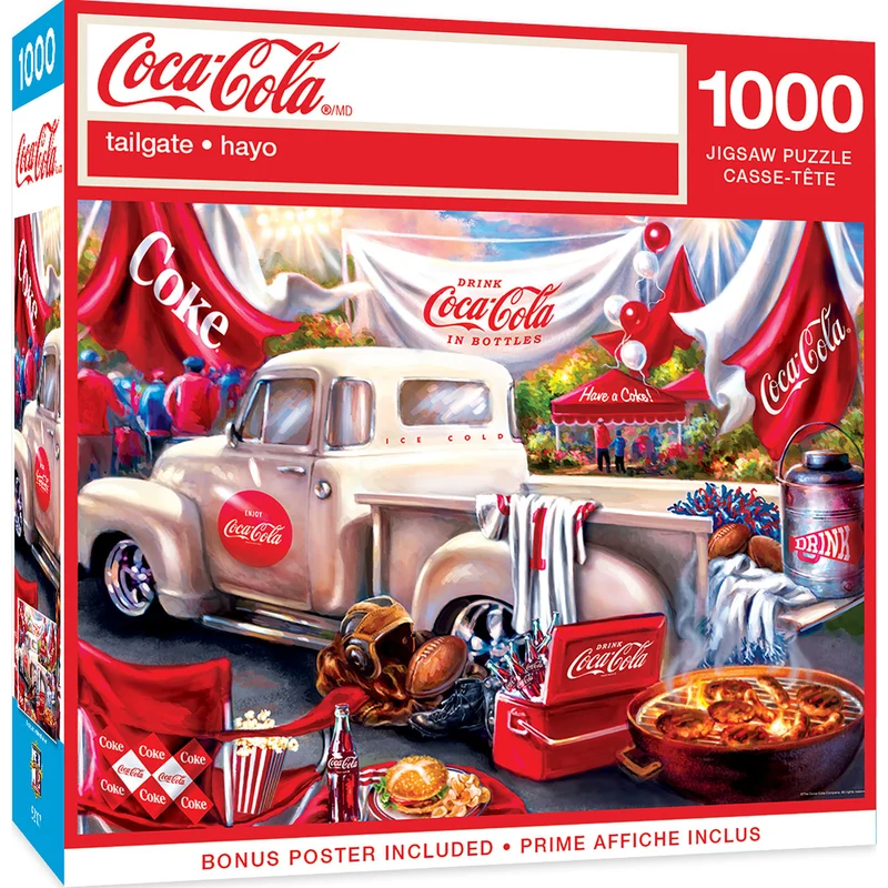 DMG Coca-Cola - Tailgate (1000pcs) (DAMAGED BOX)