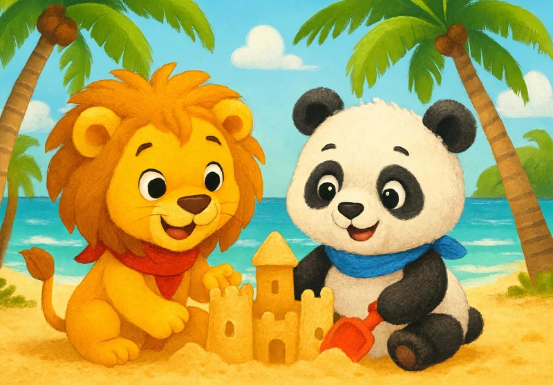 111418 Kinder - Buschi und Pippin Puzzle
