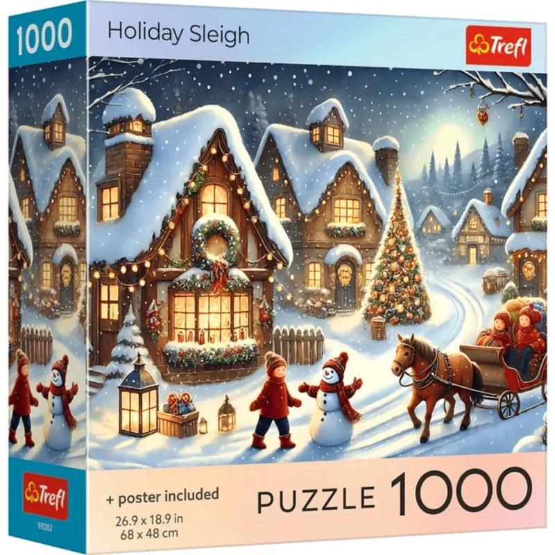 DMG Holiday Sleigh (1000pcs) (DAMAGED BOX)