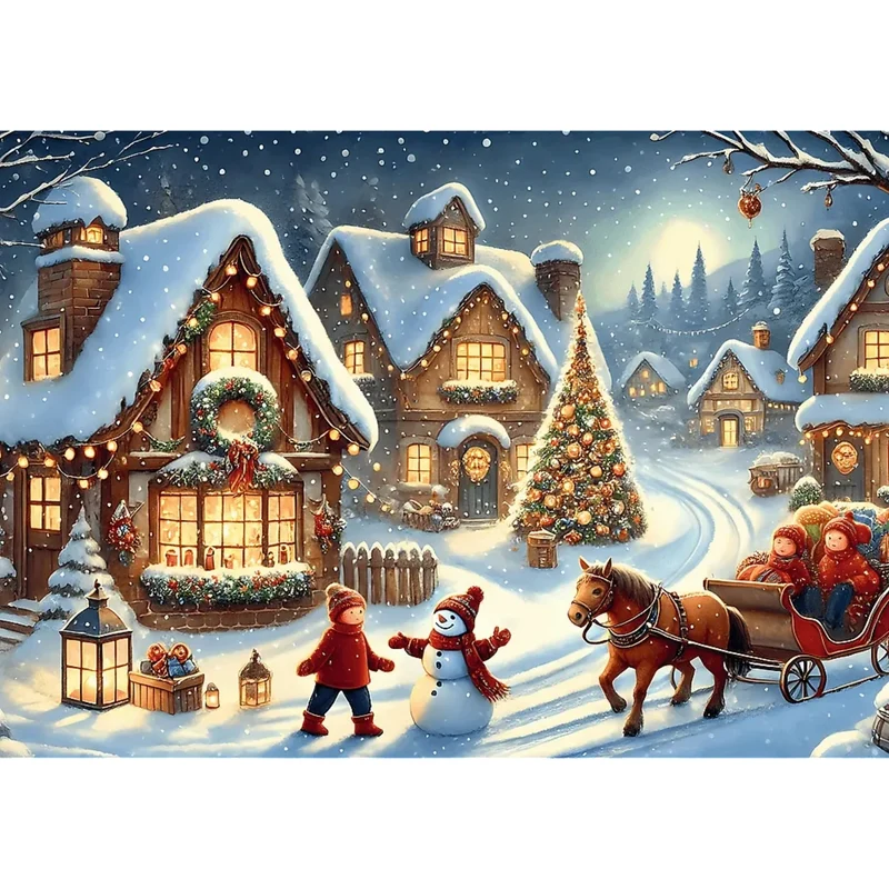 DMG Holiday Sleigh (1000pcs) (DAMAGED BOX)
