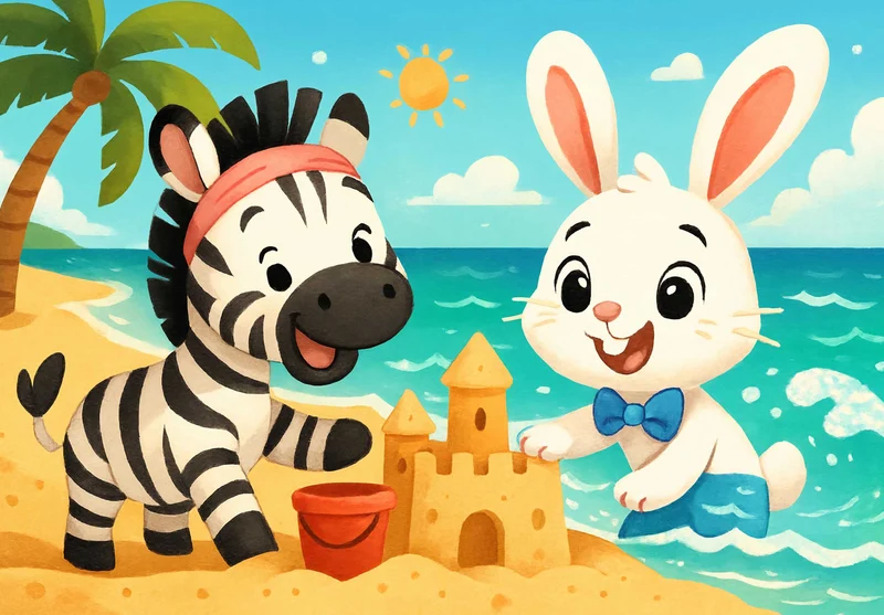 111158 Kinder - Zara und Bouncy Puzzle