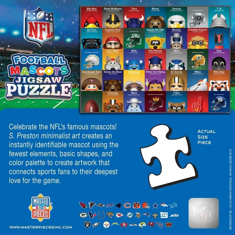 NFL - Mascots (100pcs)