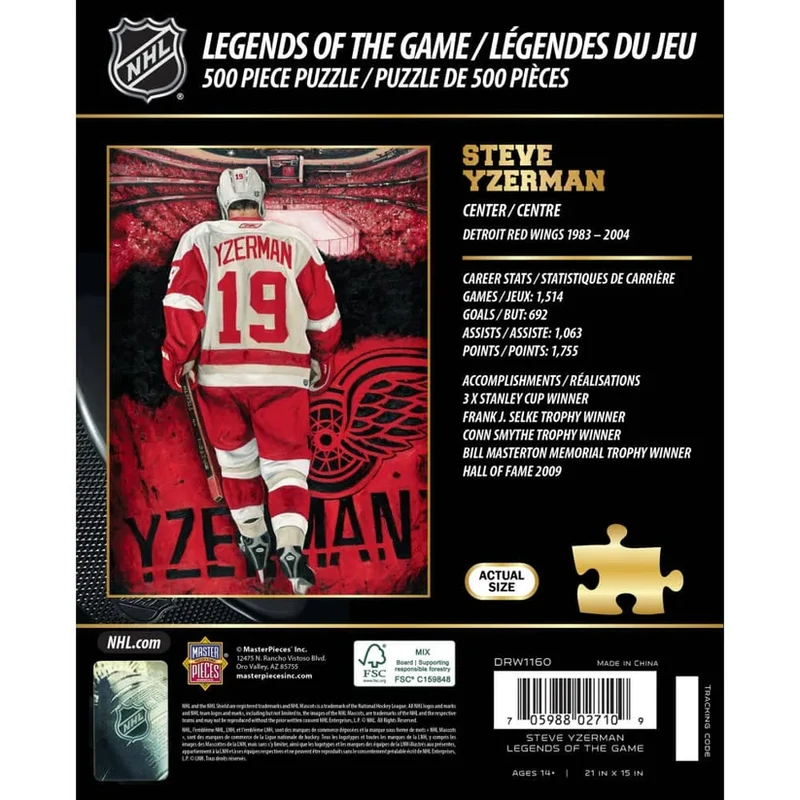 Legends of the Game - Steve Yzerman (500pcs)