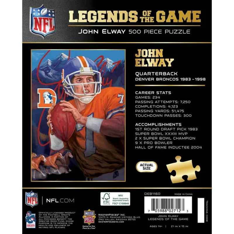 Legends of the Game - John Elway (500pcs)