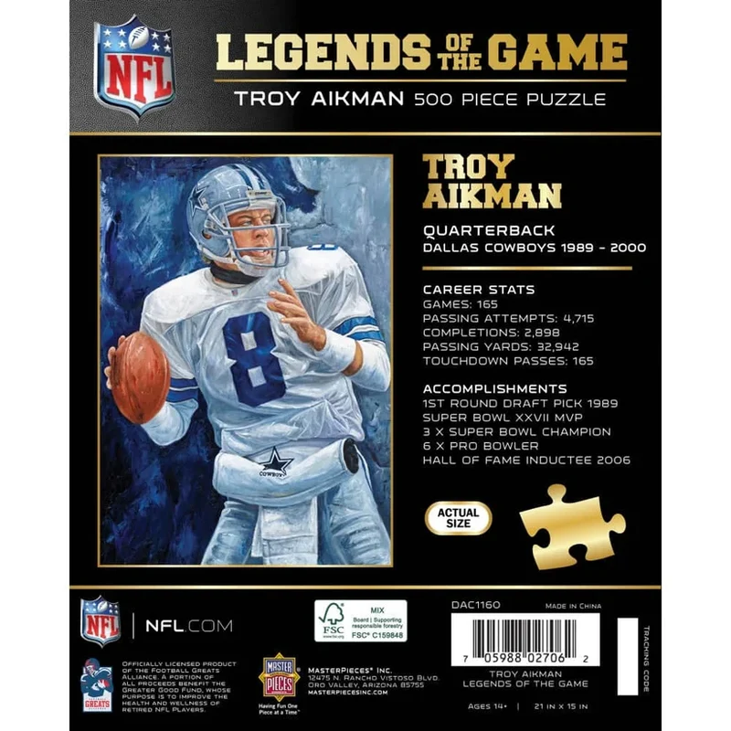Legends of the Game - Troy Aikman (500pcs)